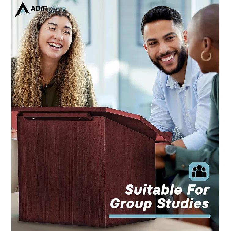 AdirOffice Adiroffice Foldable Tabletop Podium Presentation Lectern