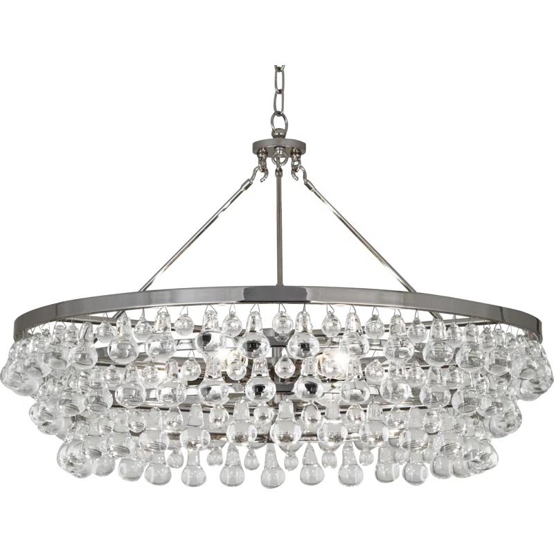 Robert Abbey Bling 6 - Light Dimmable Geometric Chandelier