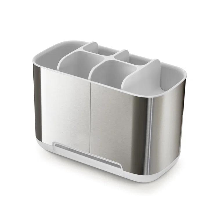 Joseph Joseph Joseph Joseph EasyStore Stainless Steel Large Toothbrush Holder