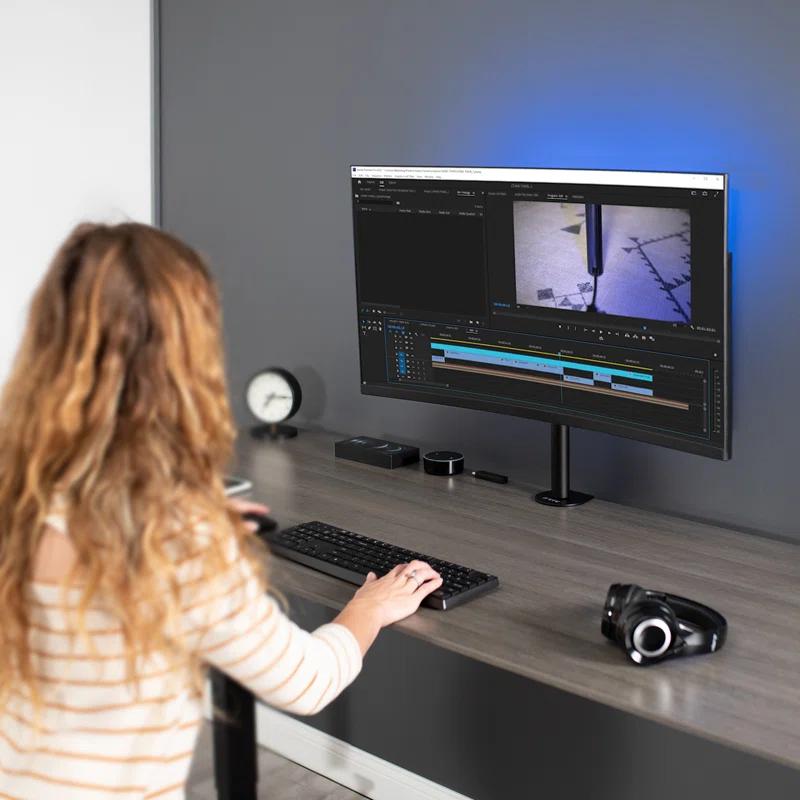 Vivo Single Monitor Desk Mount