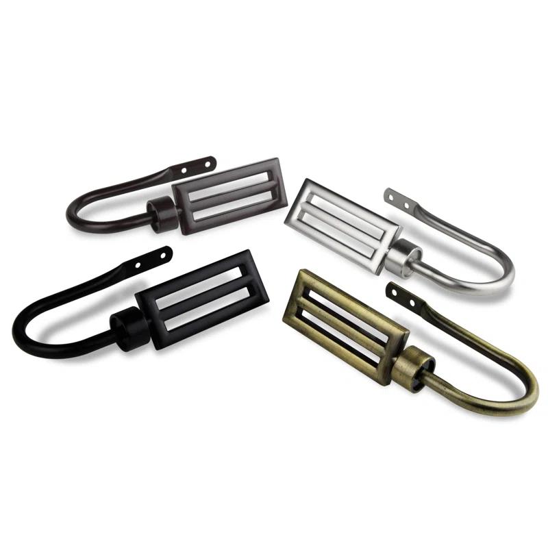 Rod Desyne Sterling Curtain Holdback (Set of 2)