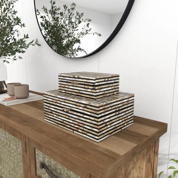 2 - Piece Handmade Decorative Box