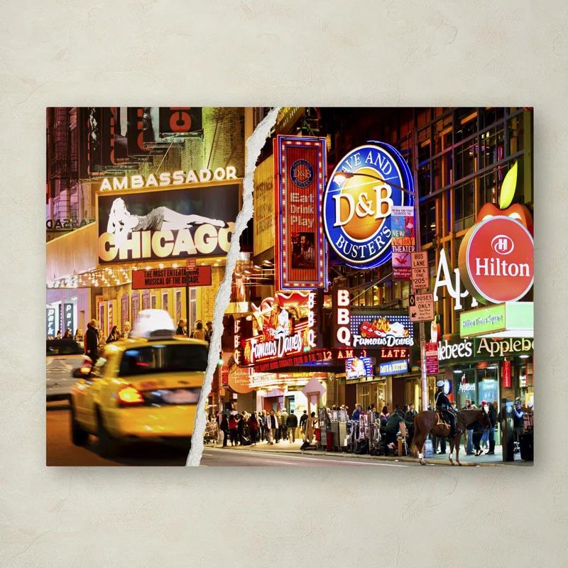Trademark Fine Art " Times Square Colours " by Philippe Hugonnard