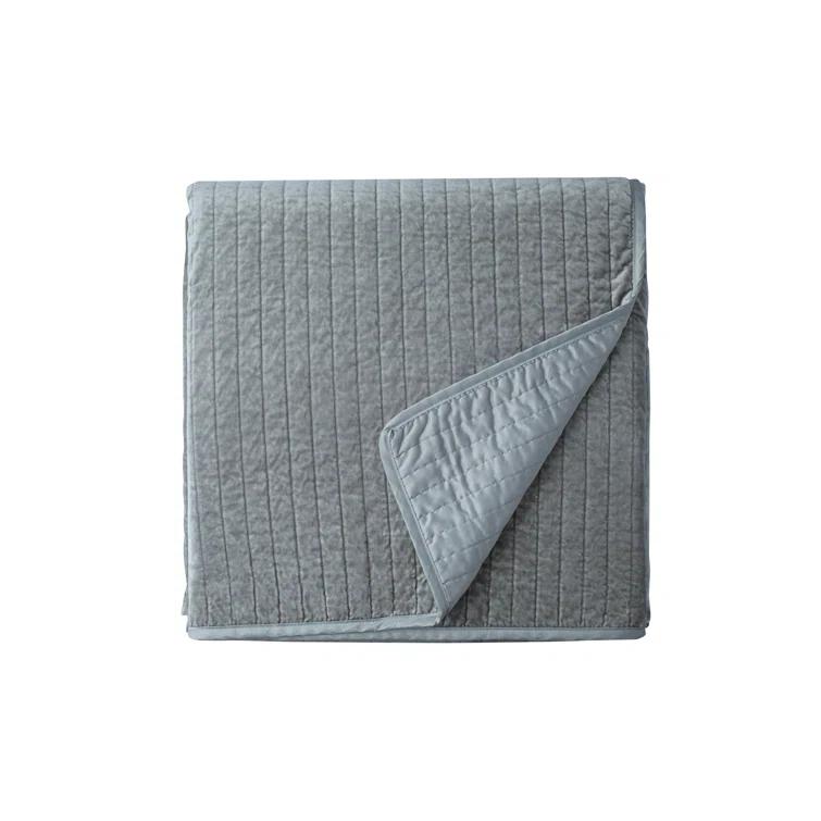 Lili Alessandra Aria Modern & Contemporary Velvet Coverlet