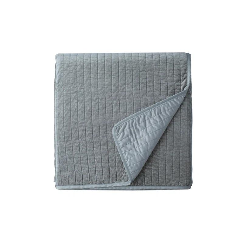 Lili Alessandra Aria Modern & Contemporary Velvet Coverlet
