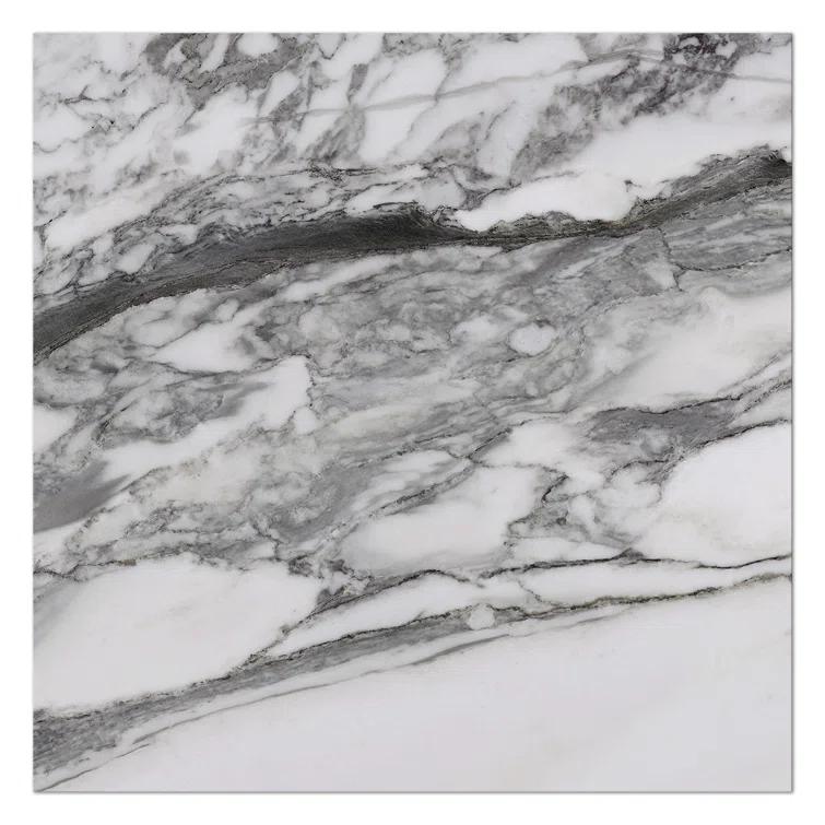 Supreme Tile Senzia Square 7.87 in. x 7.87 in. Matte Porcelain Marble look Floor and Wall Tile