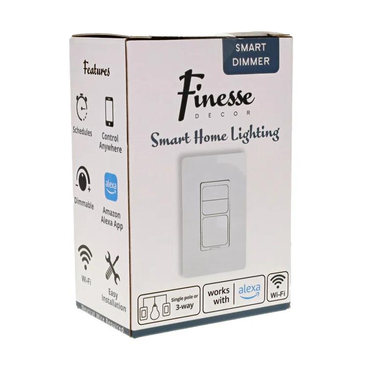Finesse Décor Sonder Chandelier with Smart Dimmer Included