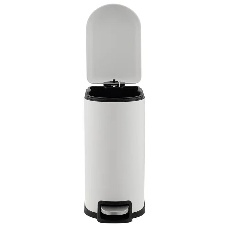 happimess Roland Steel Step On Trash Can & Reviews | Wayfair