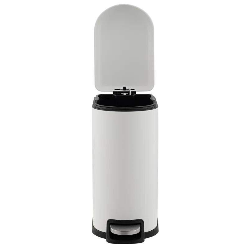 happimess Roland Steel Step On Trash Can & Reviews | Wayfair