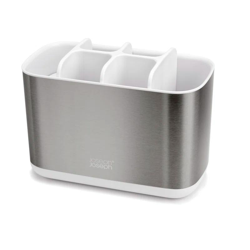 Joseph Joseph Joseph Joseph EasyStore Stainless Steel Large Toothbrush Holder