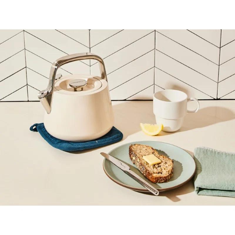 Caraway ® Cream Stovetop Whistling Tea Kettle