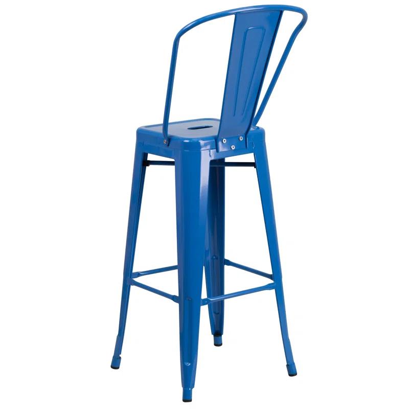 Flash Furniture Metal Outdoor Stool