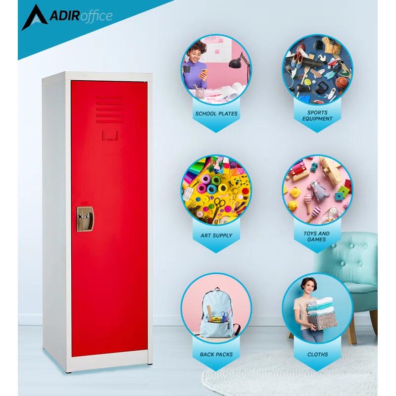 AdirOffice Steel 1-Tier School and Home Storage Locker