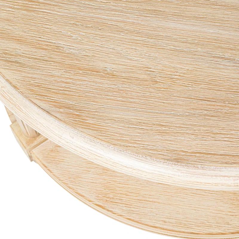 Maven Lane Pullman Round Wooden Coffee Table