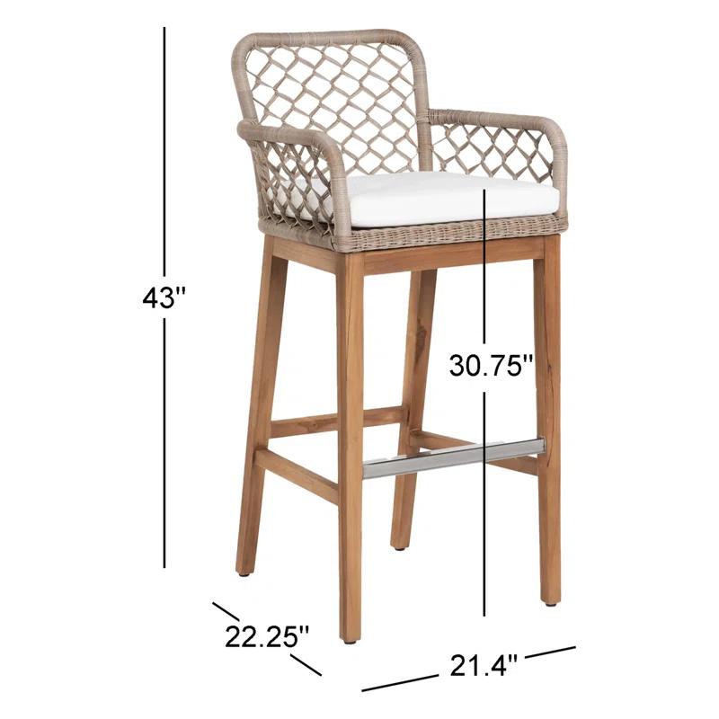 Katina Indoor / Outdoor Bar Stool - Gray