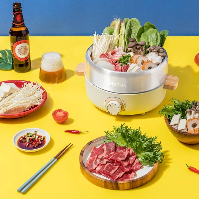 AROMA ® 2.5-Qt. Multi-Grill Hot Pot