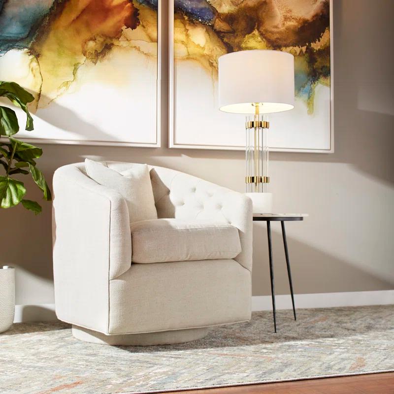 Cyan Design Ocassionelle Upholstered Swivel Armchair