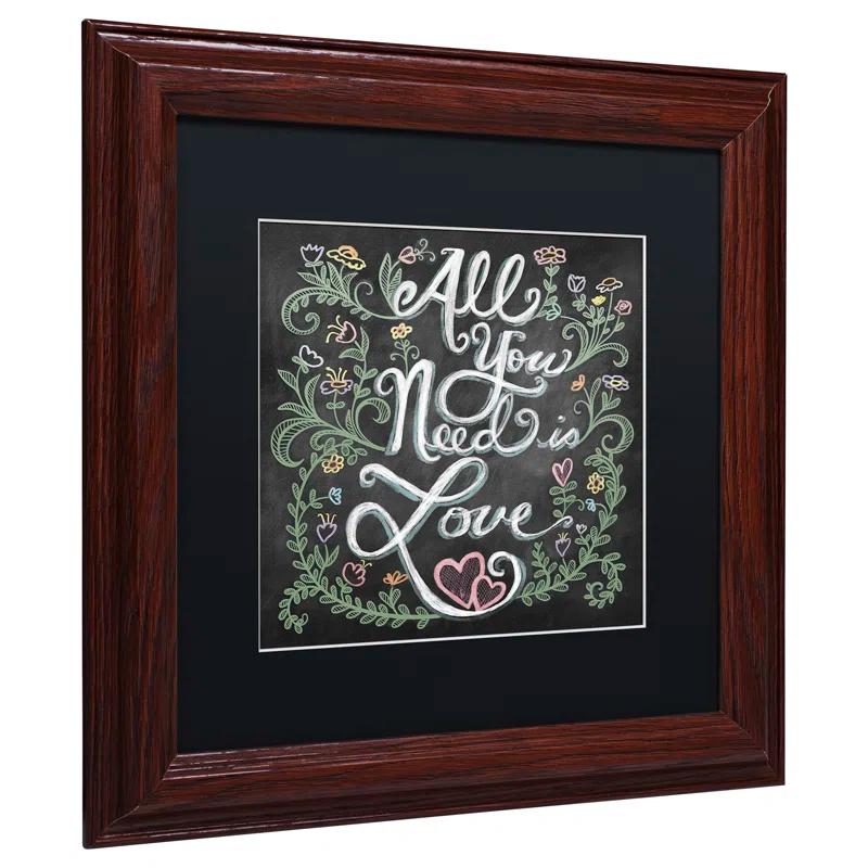 Trademark Fine Art Elizabeth Caldwell " All You Need Is Love " by Elizabeth Caldwell