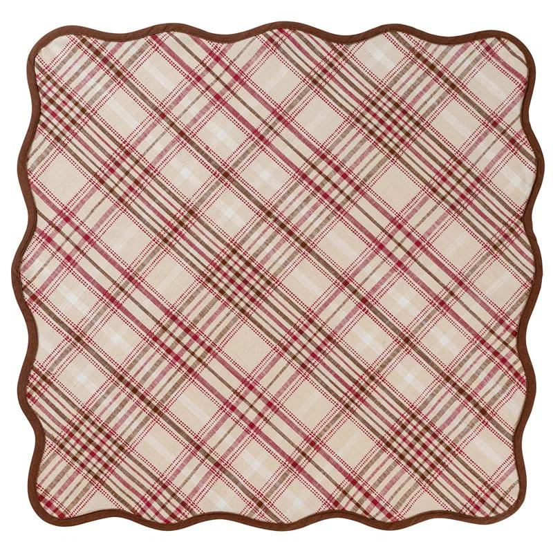 Juliska Harvest Tartan Square Tablecloth