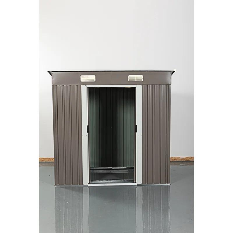 wendeway 6Ft X 4Ft Outdoor Metal Storage Shed