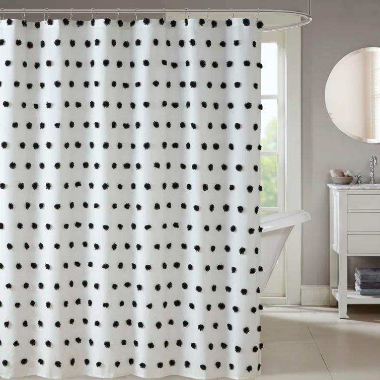 Madison Park Sophie Polka Dots Shower Curtain