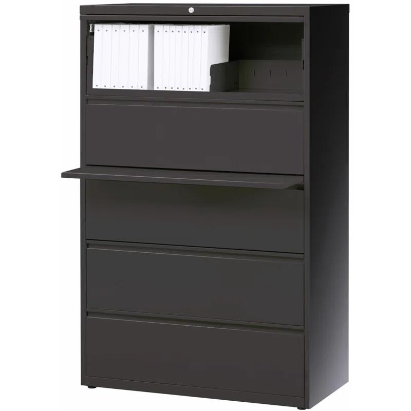 Inbox Zero Pabel 36'' Wide 5 -Drawer Steel File Cabinet