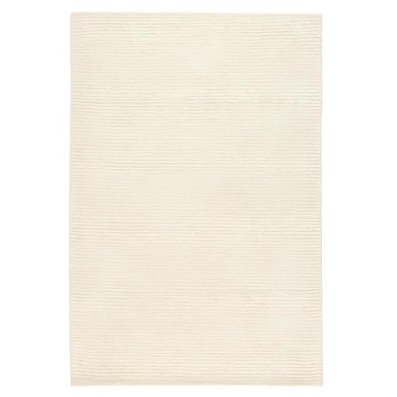 Town & Country Luxe Rita Ribbed Textured Handcrafted Area Rug Taupe/Ivory