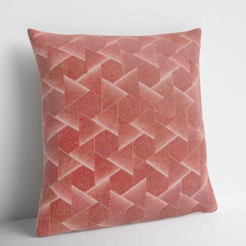 Gretchen Geometric Cotton Throw Pillow