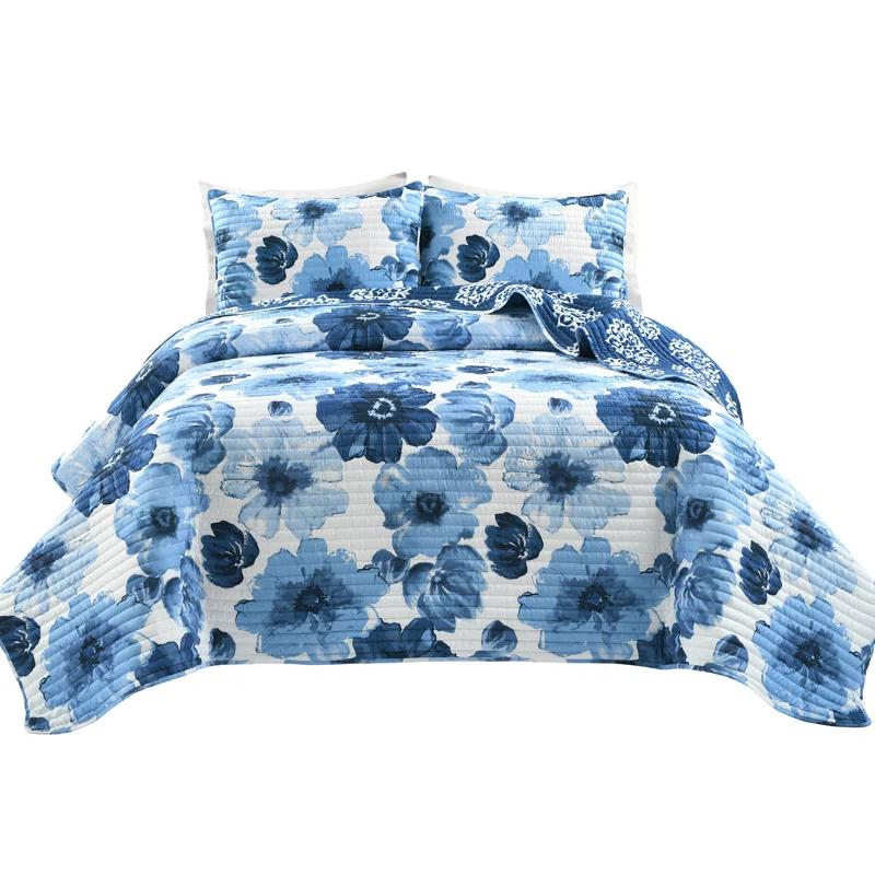 Lush Decor Leah Reversible Quilt Set