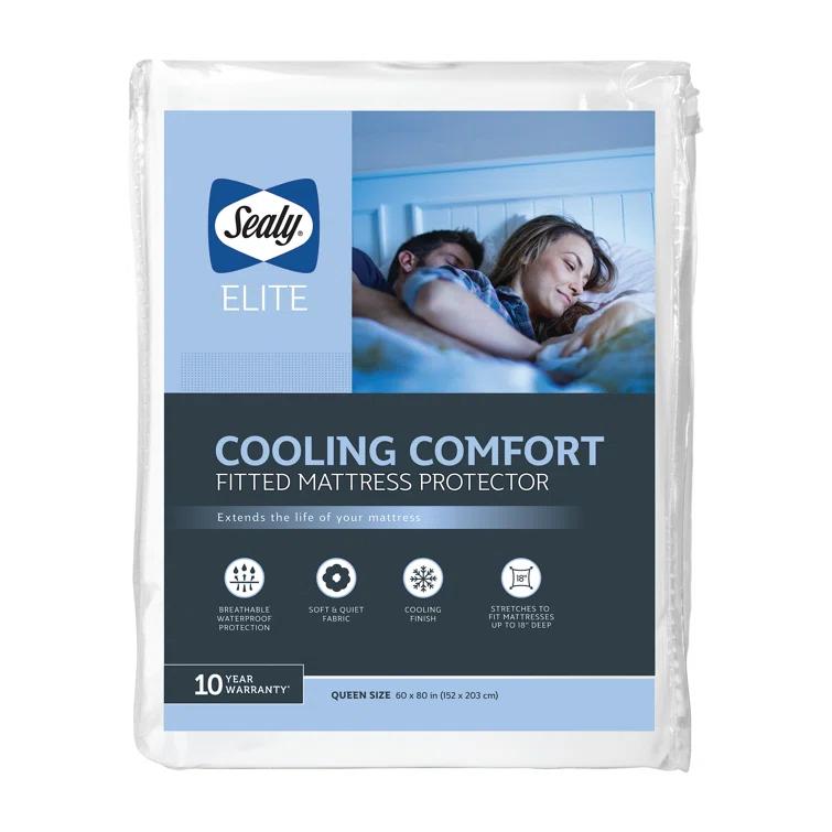 Sealy Cooling Comfort Hypoallergenic Mattress Cover