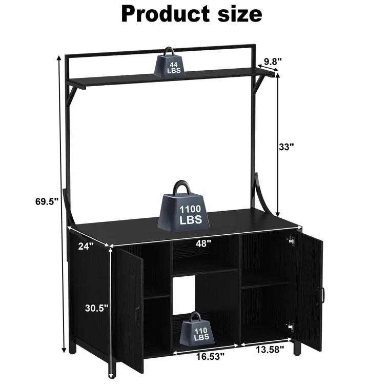 GDLF 48'' x 24'' x 69.5'' Reptile Stand