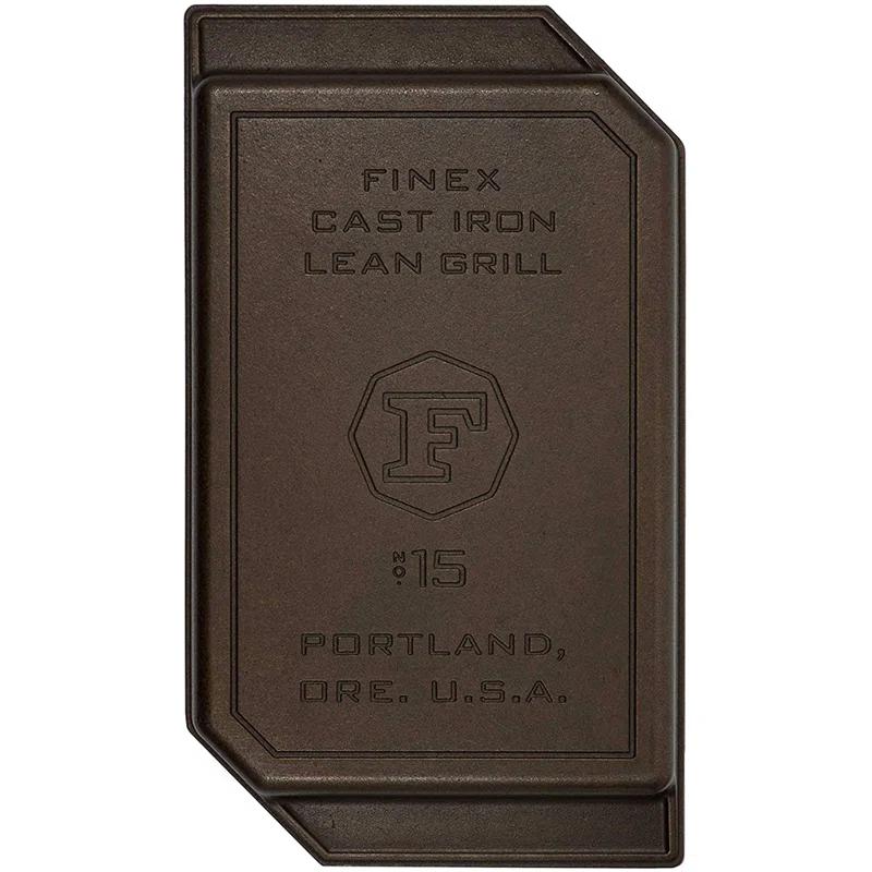 FINEX 15 Inch Cast Iron Lean Grill Pan