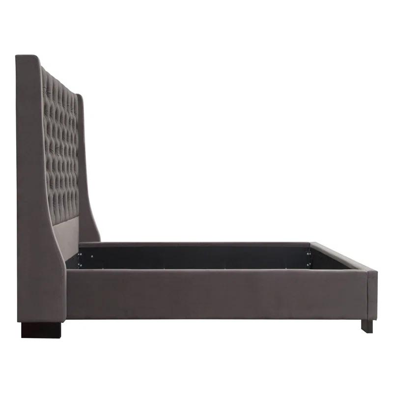 Diamond Sofa Park Avenue Upholstered Wingback Bed