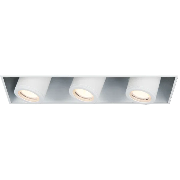 WAC Lighting Silo 13.75'' Dimmable Air-Tight Multi-Spotlight Recessed Lighting Kit MT-4310L-935-WTBK
