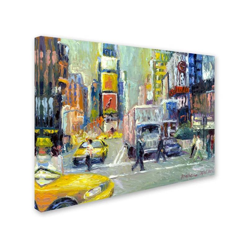 Trademark Fine Art " Times Square " by Richard Wallich