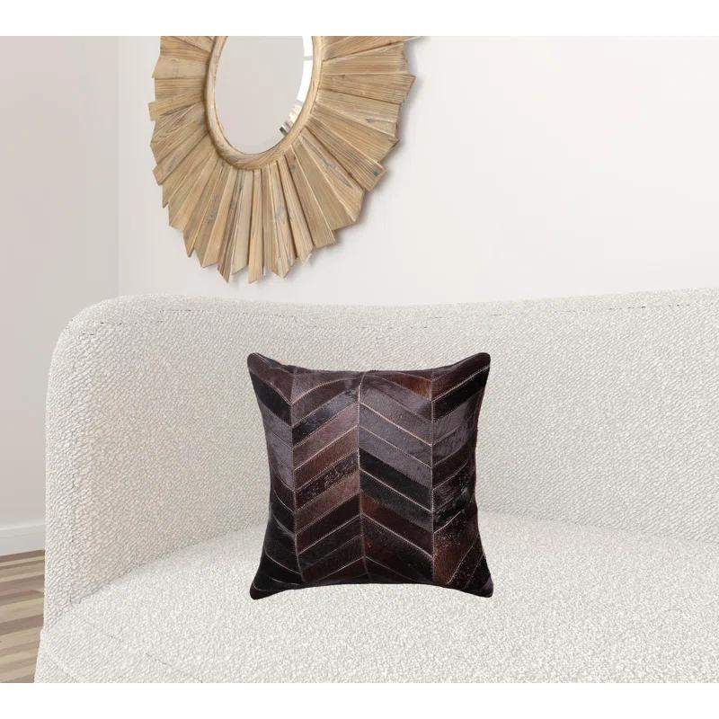 HomeRoots Chevron Throw Pillow
