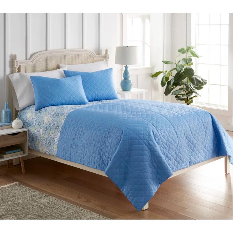 Shavel Home Products Floral Quilt Set