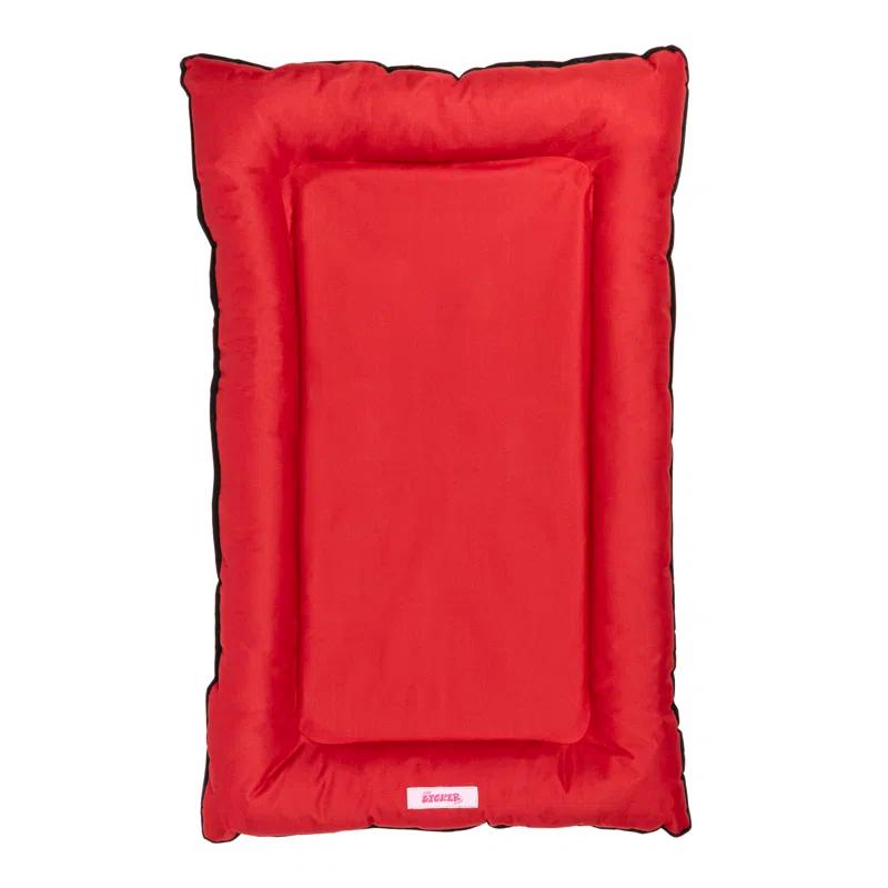 The Licker Store Archie Traditional Oxford Waterproof Indoor/Outdoor Hand-Washable Memory Foam Camping Pet Bed