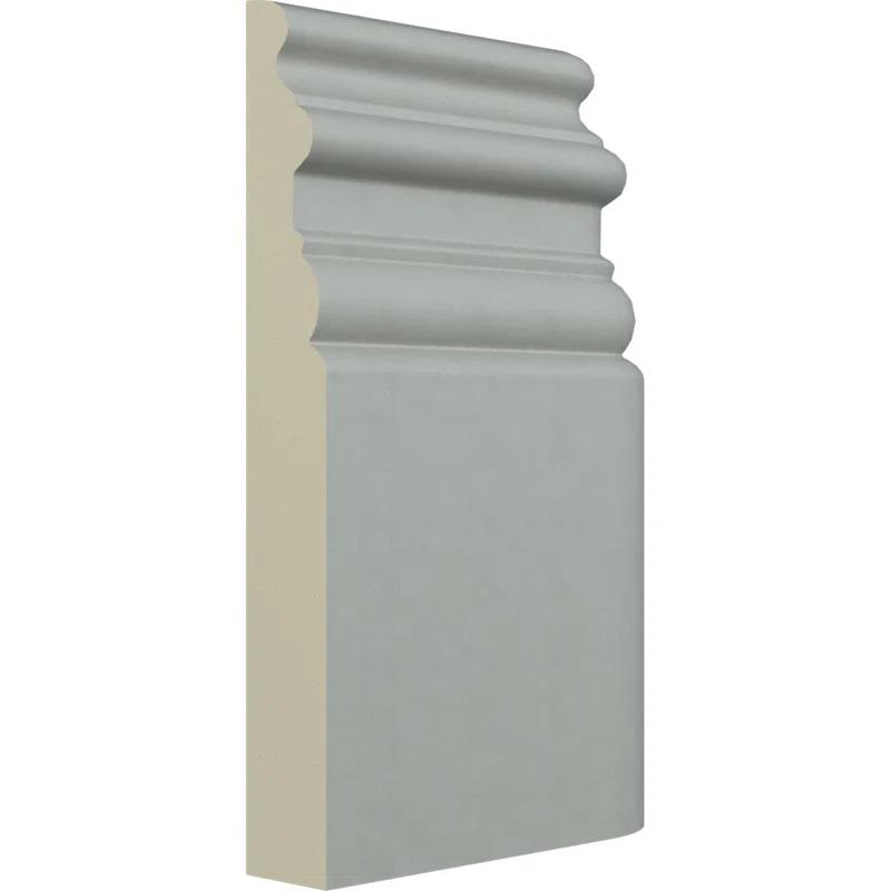7 3/8"H x 4 3/4"P Hillsborough Baseboard Moulding Outside Corner