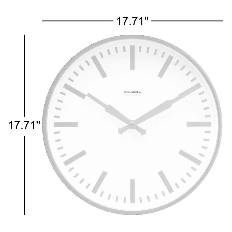 17.71'' Metal Wall Clock
