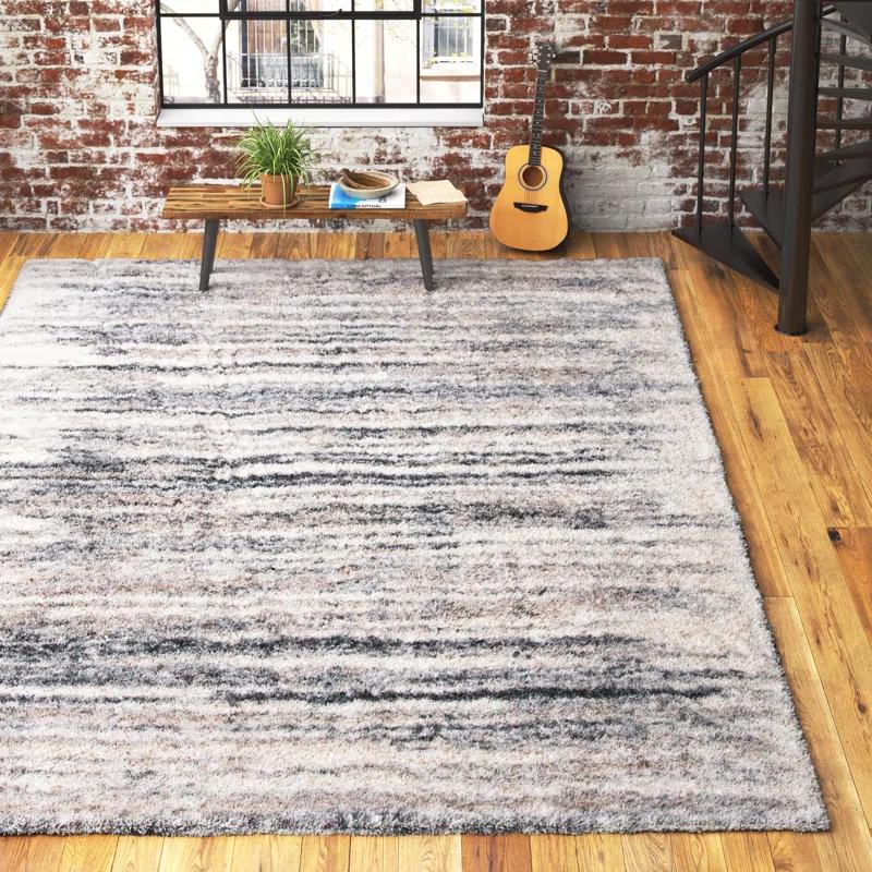 Ackley Ivory/Gray Area Rug