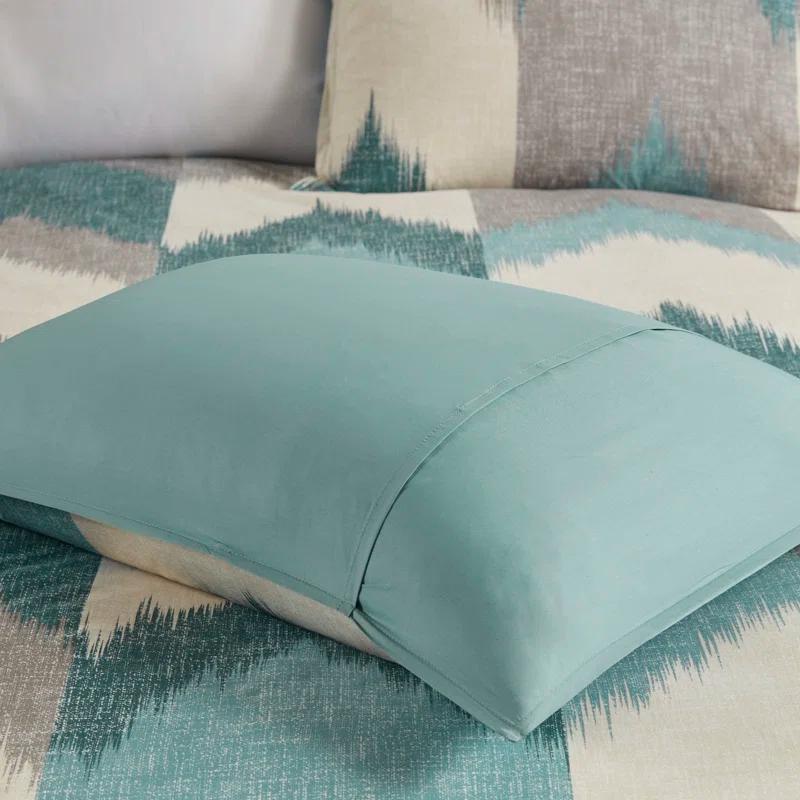 INK+IVY Alpine Printed Cotton Duvet Cover Set