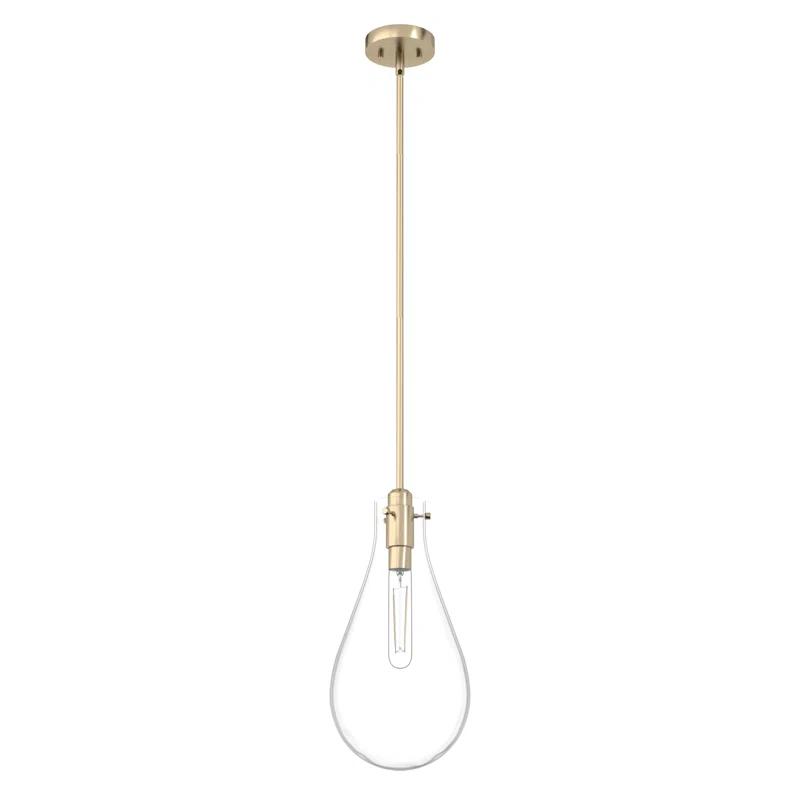 Lundin 1 - Light Single Tear Drop Pendant