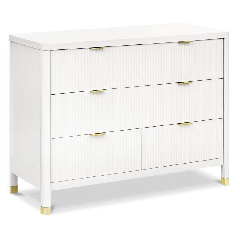 Brimsley Tambour 6 - Drawer Assembled Dresser