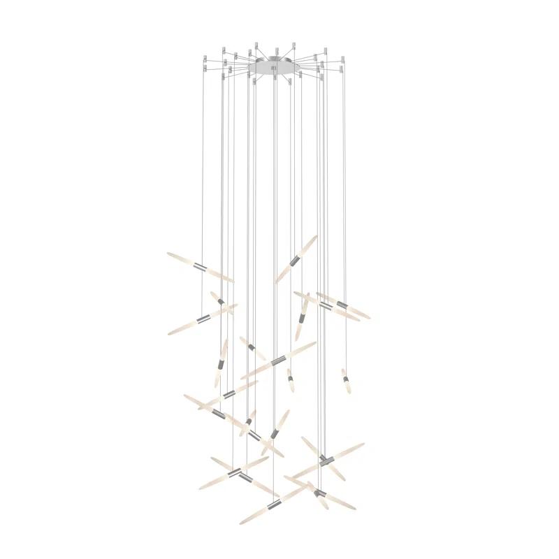Ballet 24 - Light Dimmable LED Geometric Chandelier