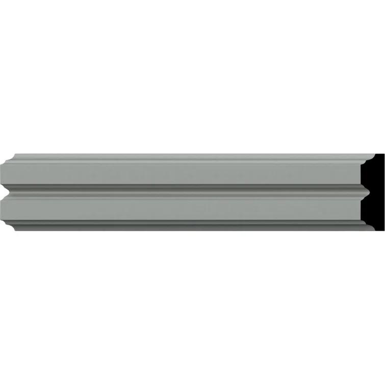 Ekena Millwork 2"H x 5/8"P x 94 1/2"L Hillsborough Chair Rail (Set of 8)