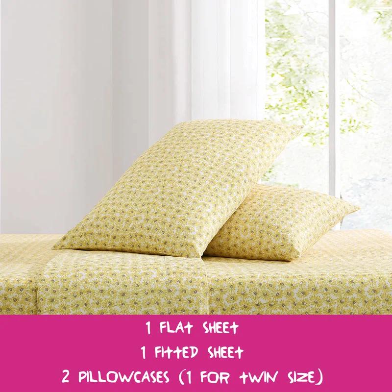 Betsey Johnson Betsey Johnson Printed Novelty Sheet Sets