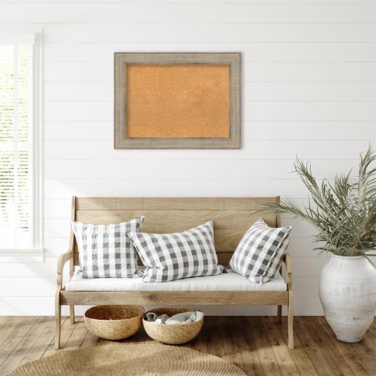 Amanti Art Trellis Wall Cork Small Bulletin Board