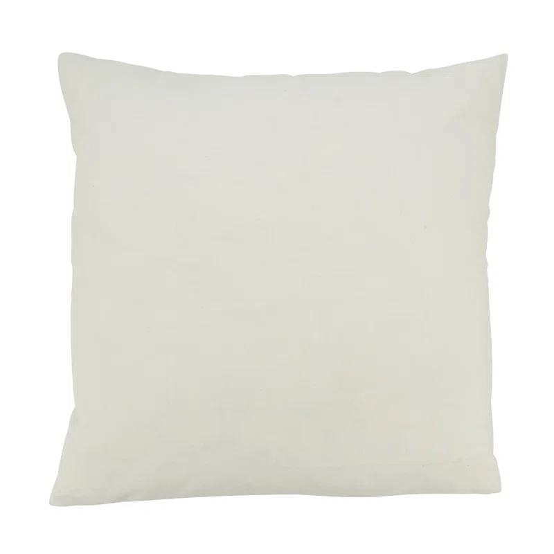 Saro Antelope Collection Linen Throw Pillow