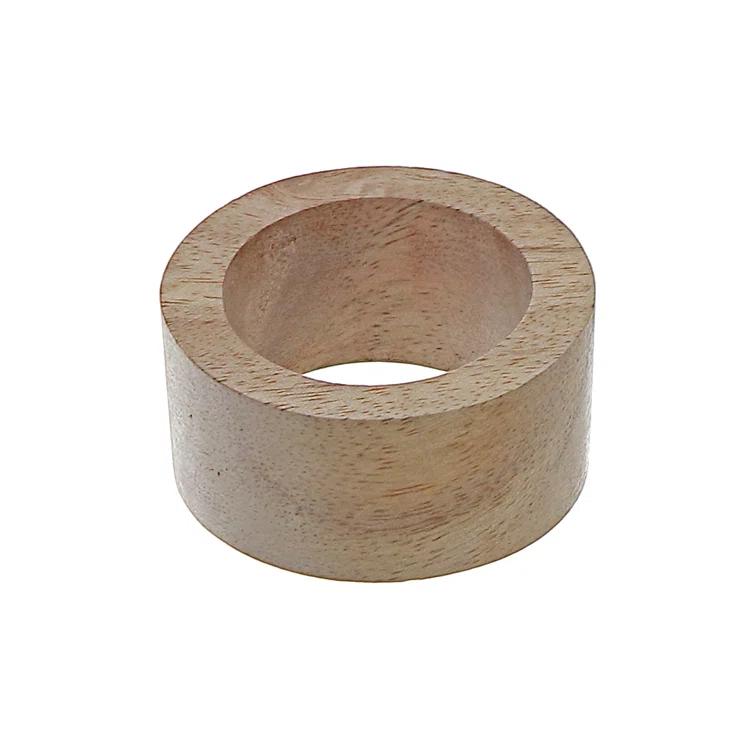 iH casadécor Wood Napkin Ring (Set of 6)